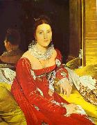 Jean Auguste Dominique Ingres Portrait of Madame de Senonnes. painting